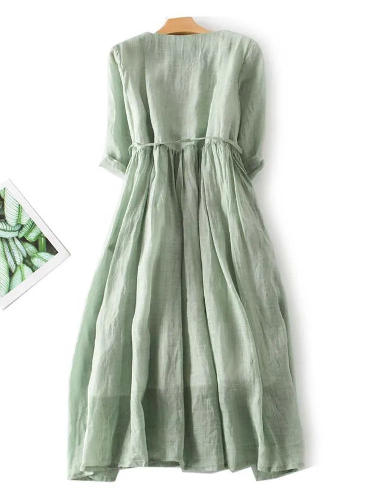 Dames Lange Jurk Bohemian Stijl 1
