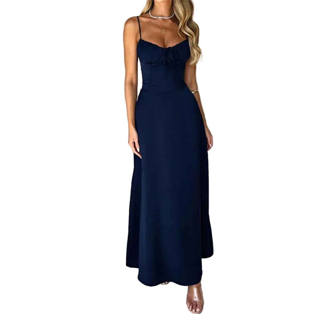 Dames Lange Jurk Casual Stijl 3