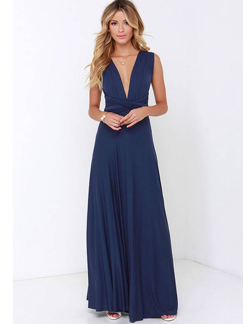 Dames Lange Jurk Converteerbaar Maxi Stijl 6