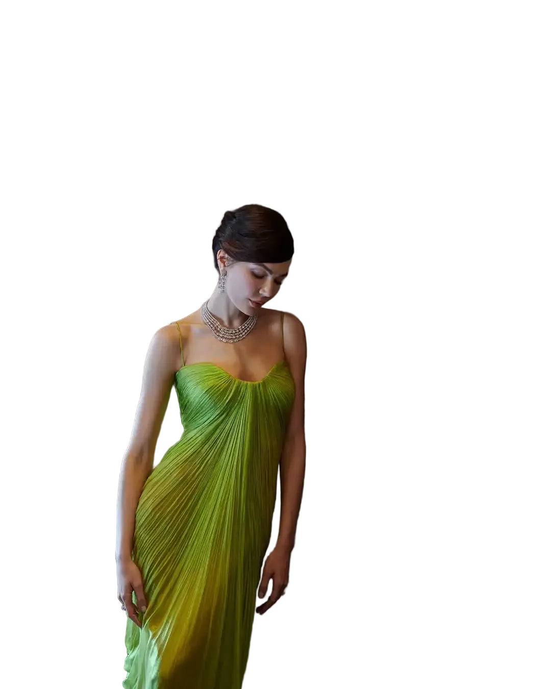Dames Lange Jurk Geplooid Off Shoulder Avondjurk Lang 0