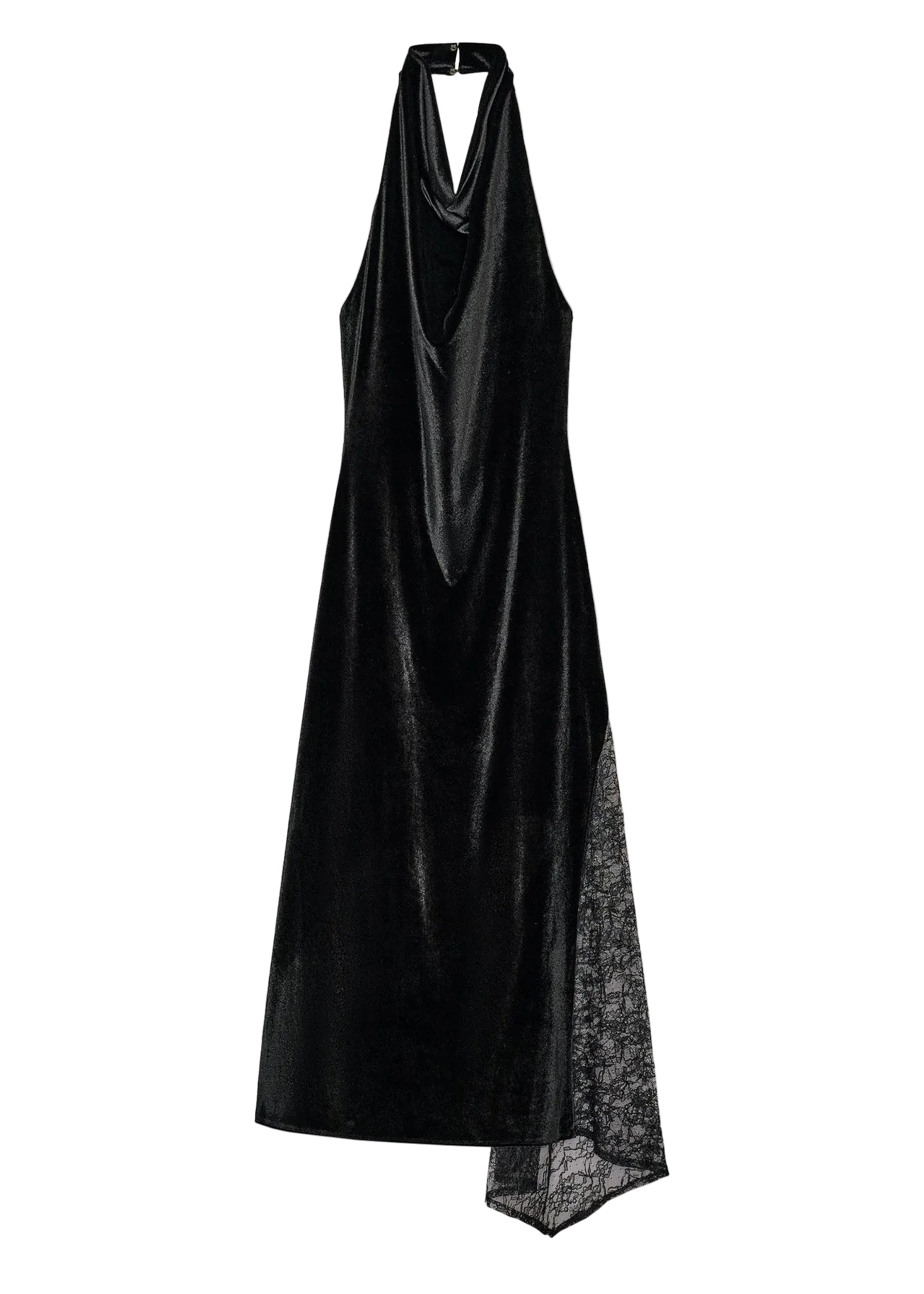 Dames Lange Jurk Rugloos Haltermodel 4