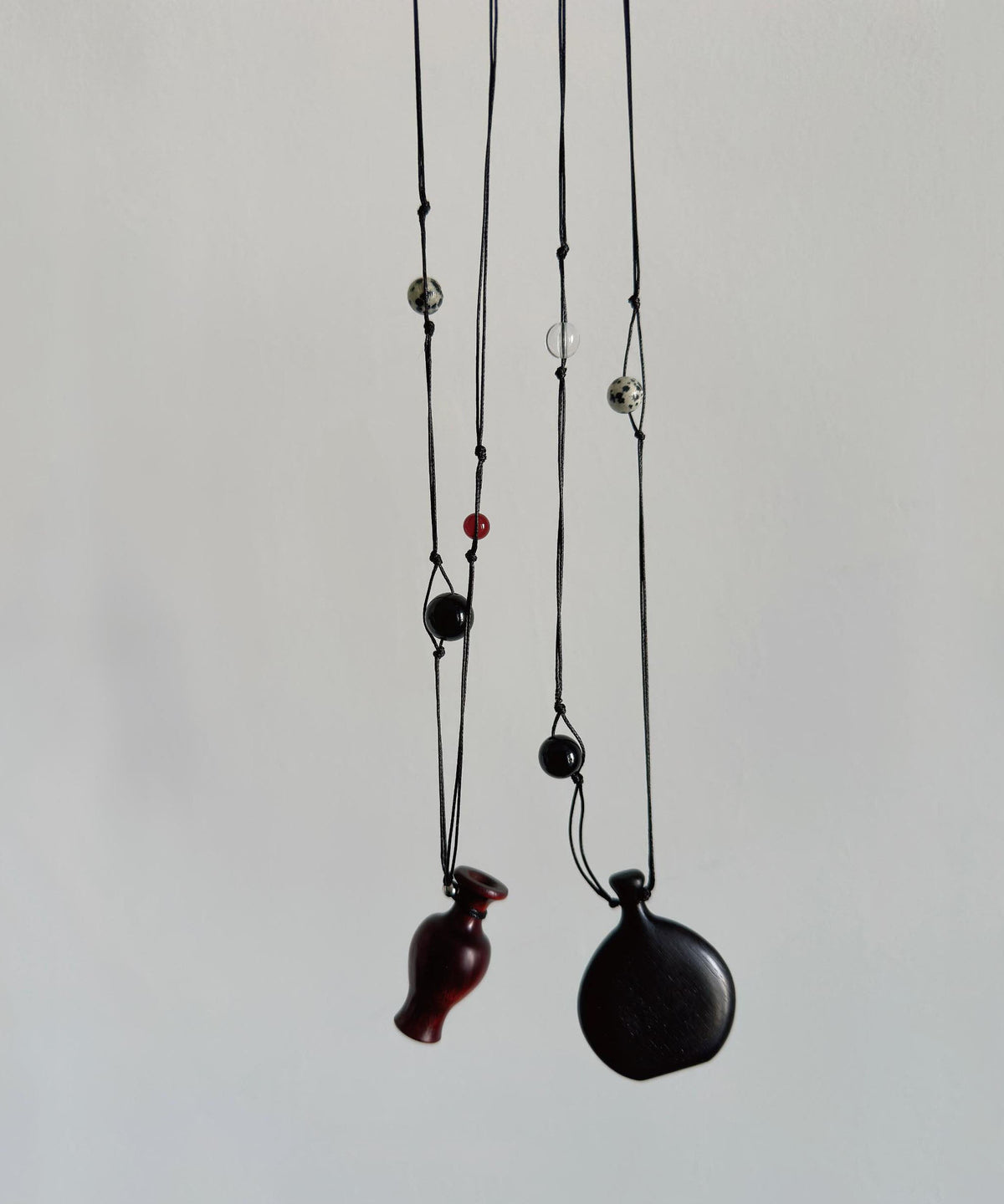 Dames Lange Ketting Houten Vaas Hanger 4