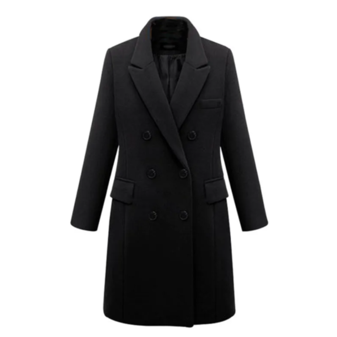 Dames Lange Mantel Modern Stijl Winter 0
