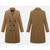 Dames Lange Mantel Modern Stijl Winter 1
