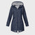 Dames Lange Regenjacke met Verstelbare Kapuze 5