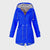Dames Lange Regenjacke met Verstelbare Kapuze 7