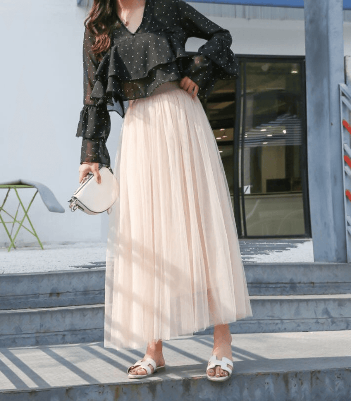 Dames Lange Rok Hoge Taille Aansluitend 3