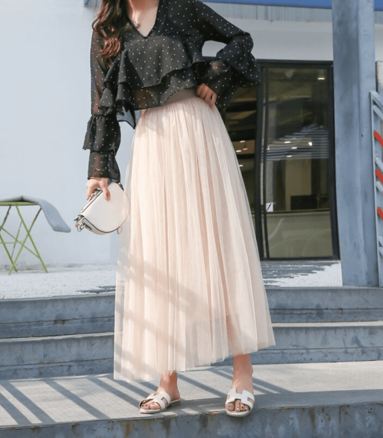 Dames Lange Rok Hoge Taille Aansluitend 3