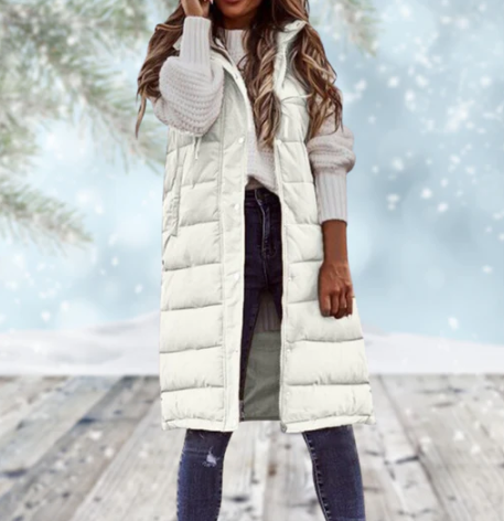 Dames Lange Weste Mantel Stijlvol 5