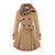 Dames Lange Winterjas Gewatteerd Met Bontkraag en Comfortabel Design 0