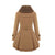 Dames Lange Winterjas Gewatteerd Met Bontkraag en Comfortabel Design 4