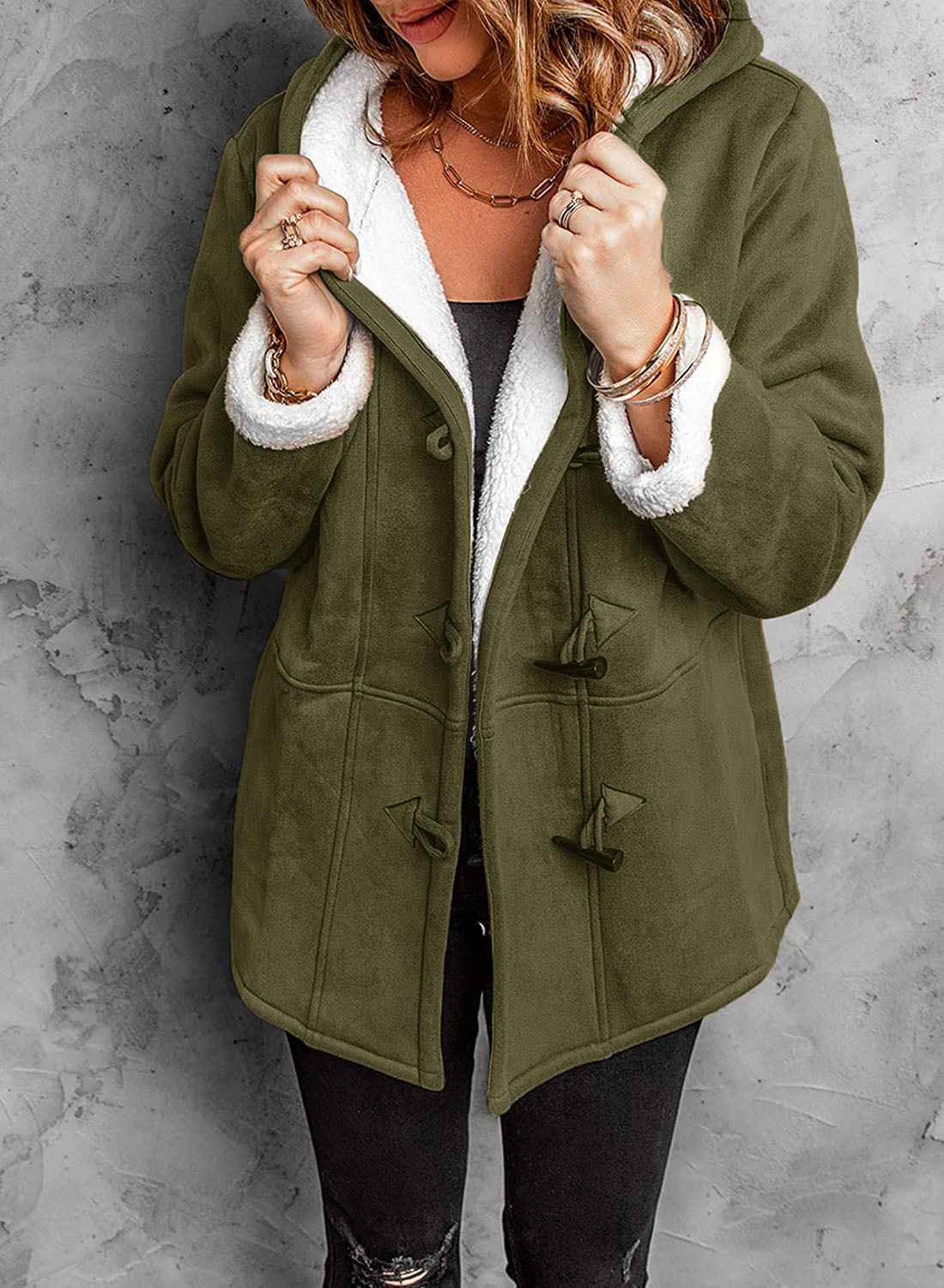Dames Lange Winterjas Met Capuchon Voor Comfortabele Dagen 4