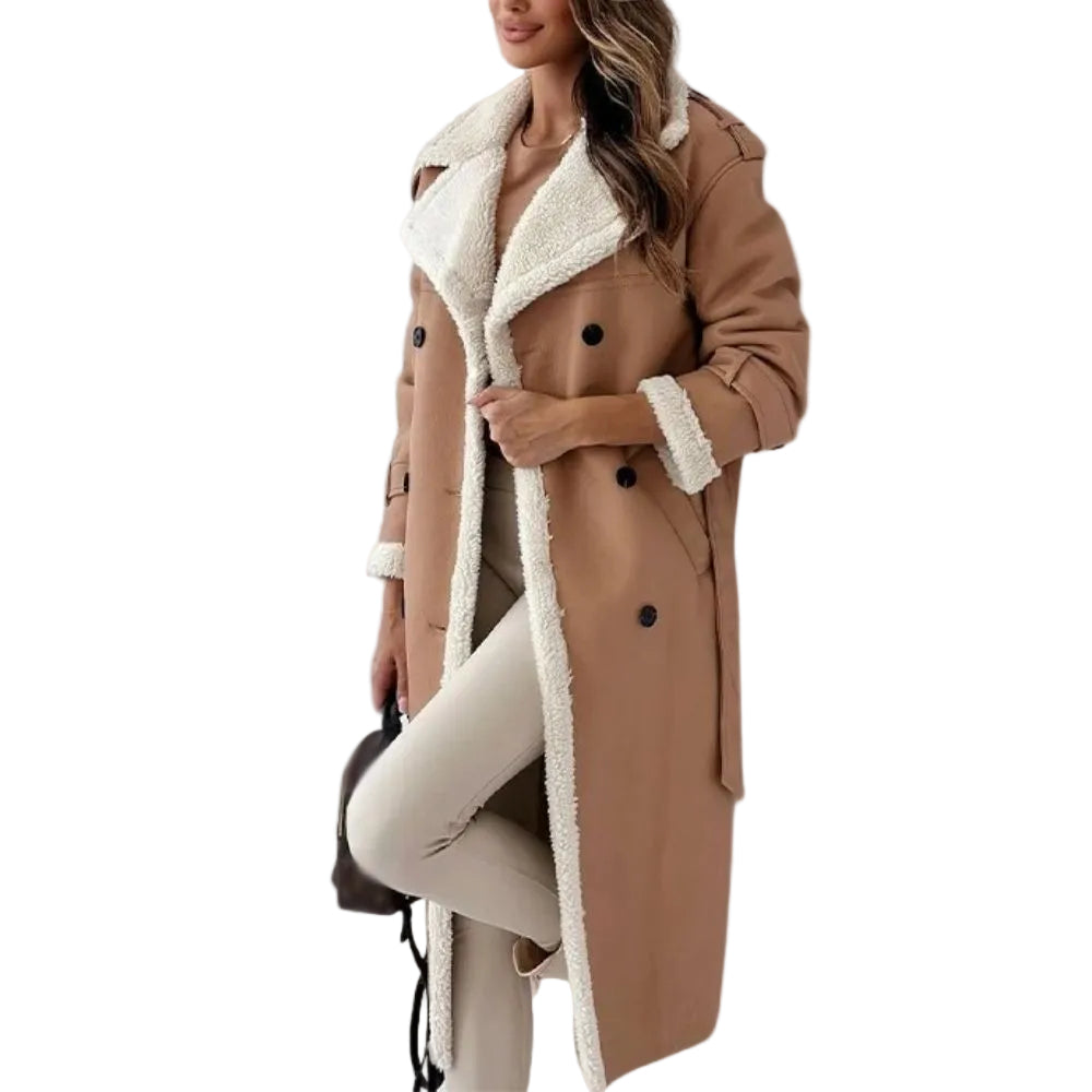 Dames Lange Winterjas Stijlvol en Comfortabel 1