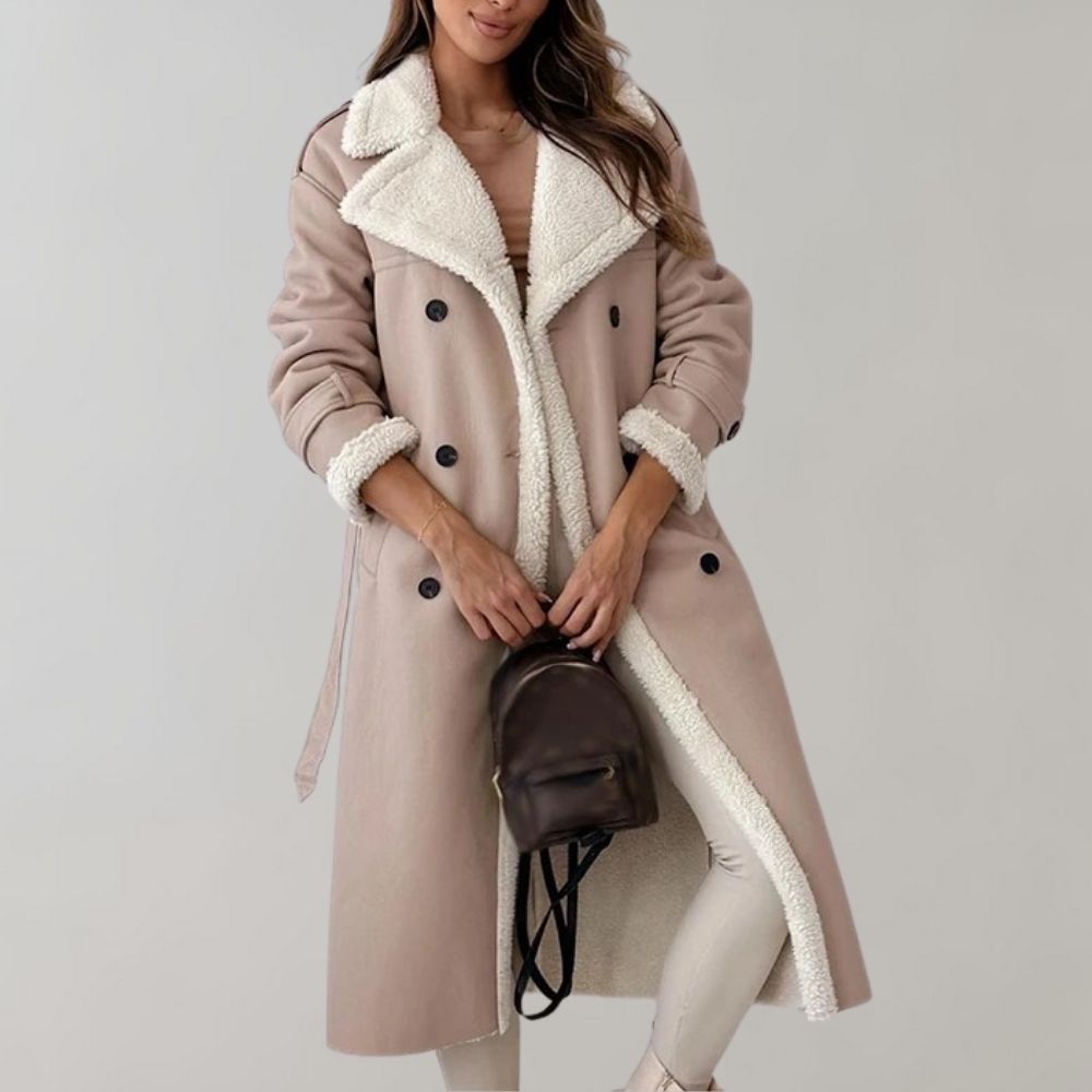 Dames Lange Winterjas Stijlvol en Comfortabel 2