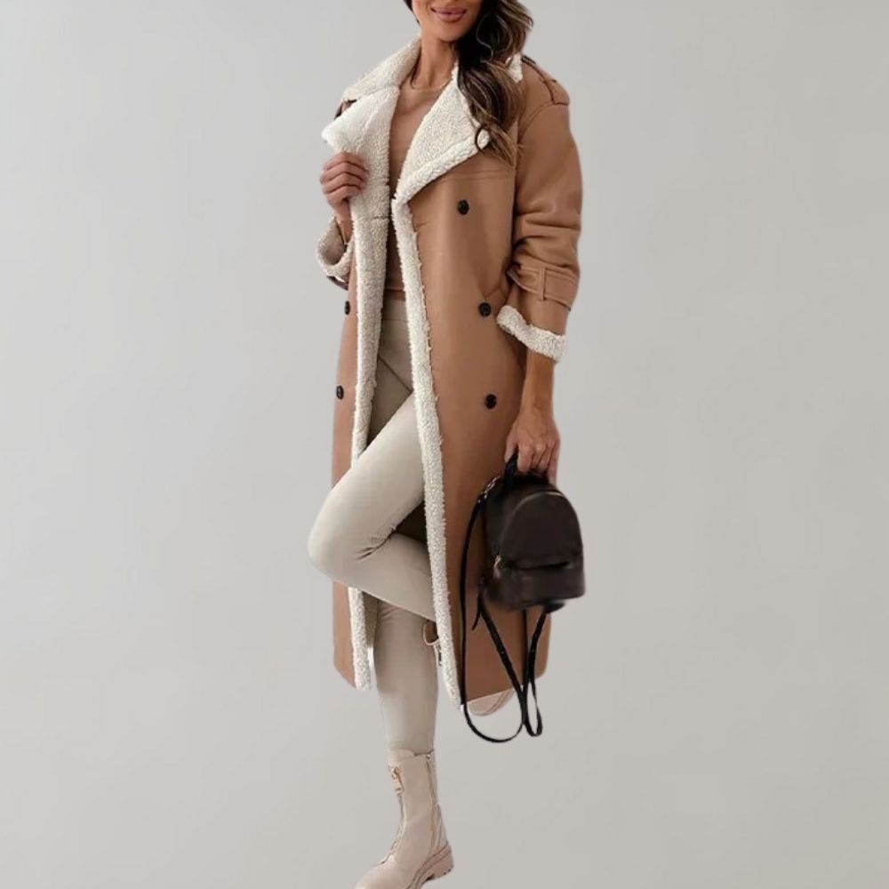 Dames Lange Winterjas Stijlvol en Comfortabel 6