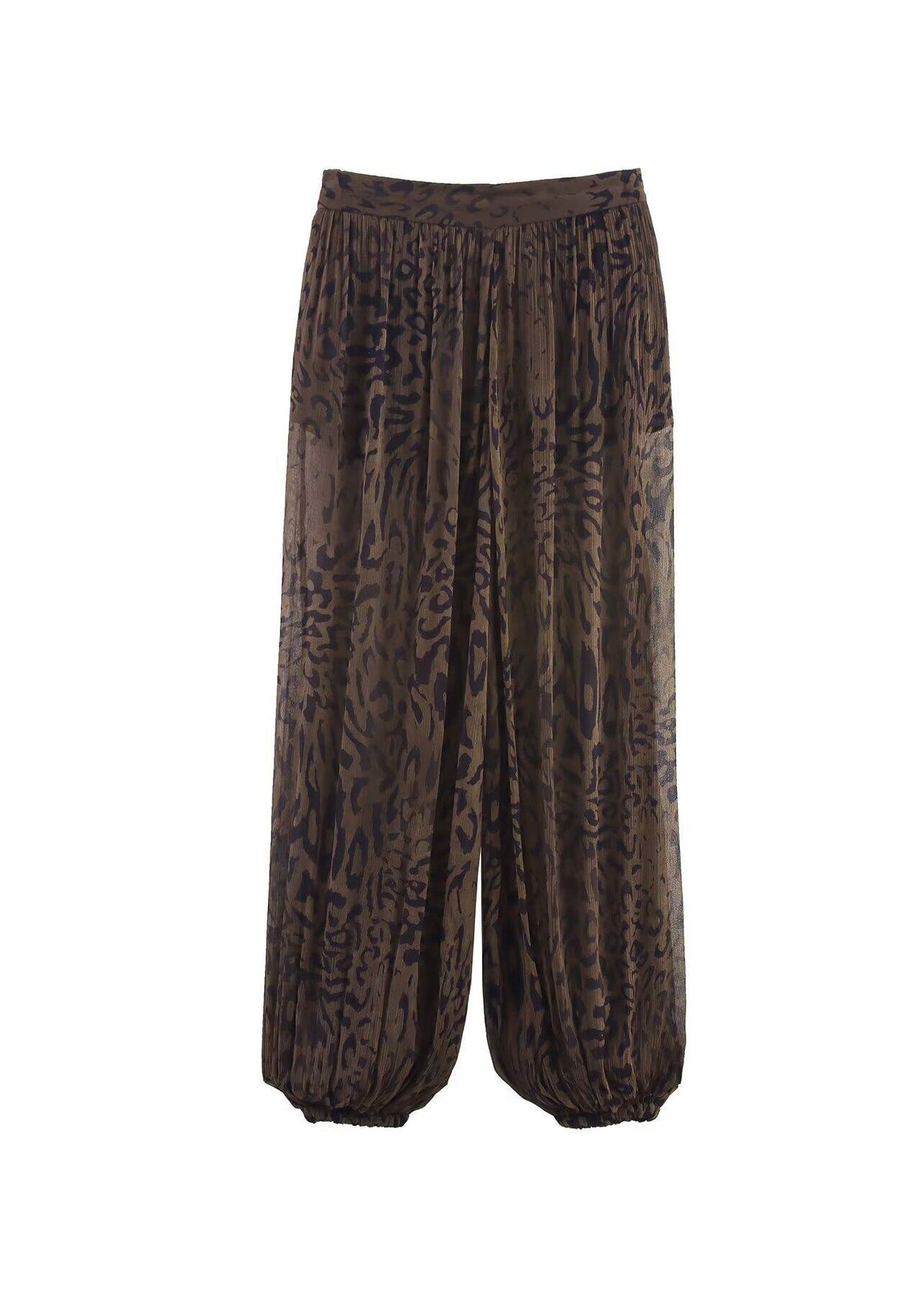 Dames Lantaarnbroek Luipaardprint Zomerstijl 4