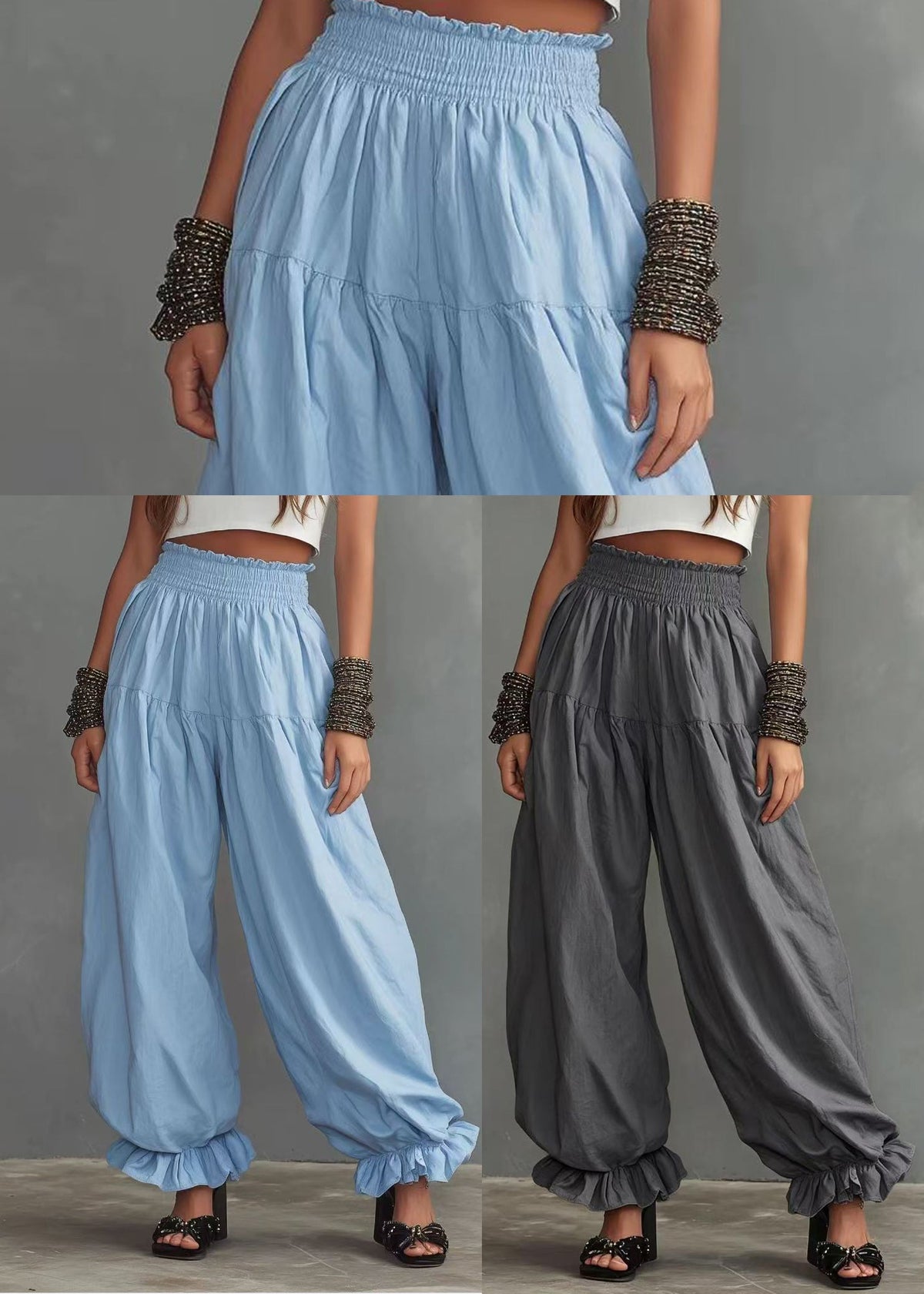 Dames Lantaarnbroek Oversized Met Hoge Taille 4