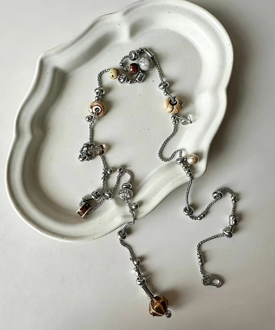 Dames Lariat Ketting Boho Stijl Met Kralen 1