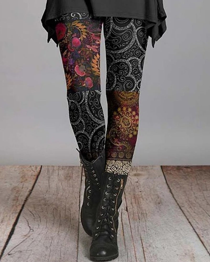 Dames Legging Boho Trendy Stijl 2