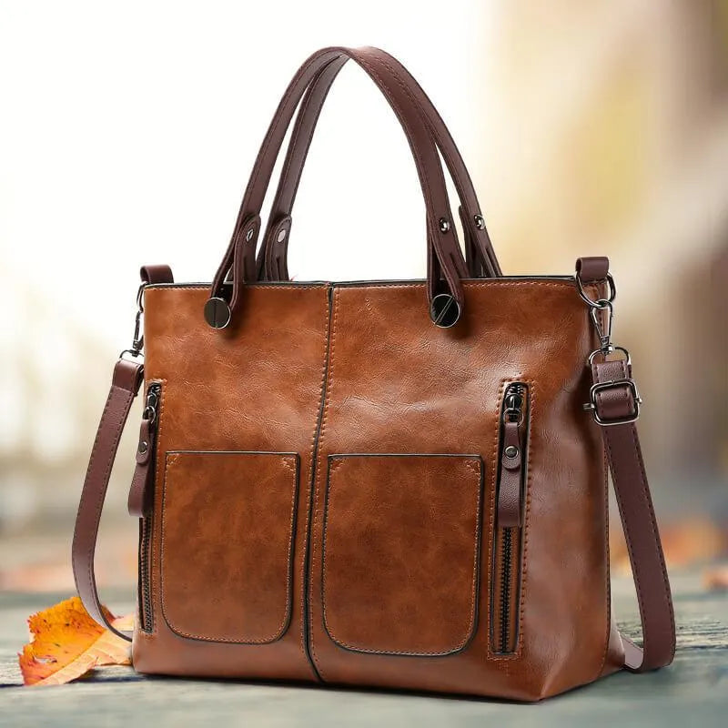 Dames Leren Tas Stijlvol Luxe 0