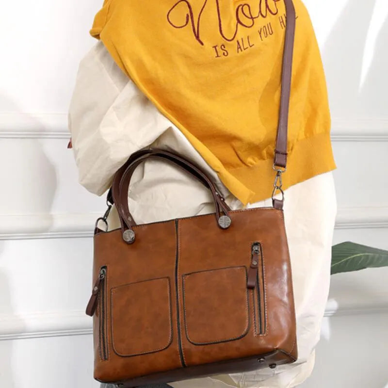 Dames Leren Tas Stijlvol Luxe 5