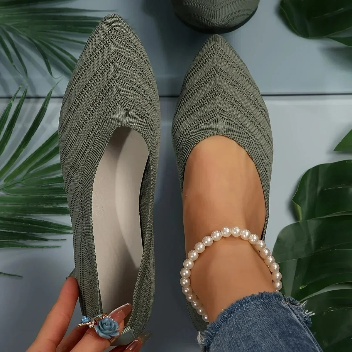 Dames Loafers Casual Ballet Flats 8