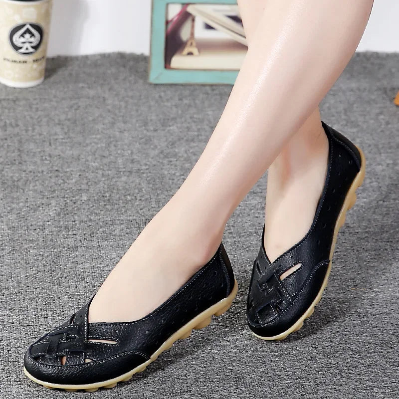 Dames Loafers Casual Plat 5