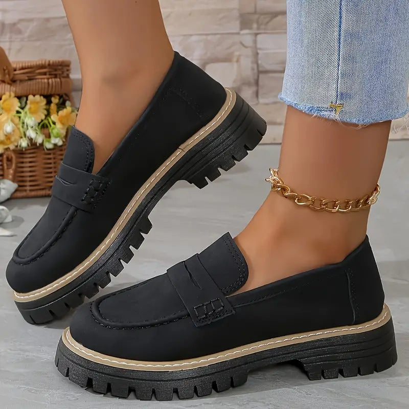 Dames Loafers Casual Stijl met Dikke Zool 3
