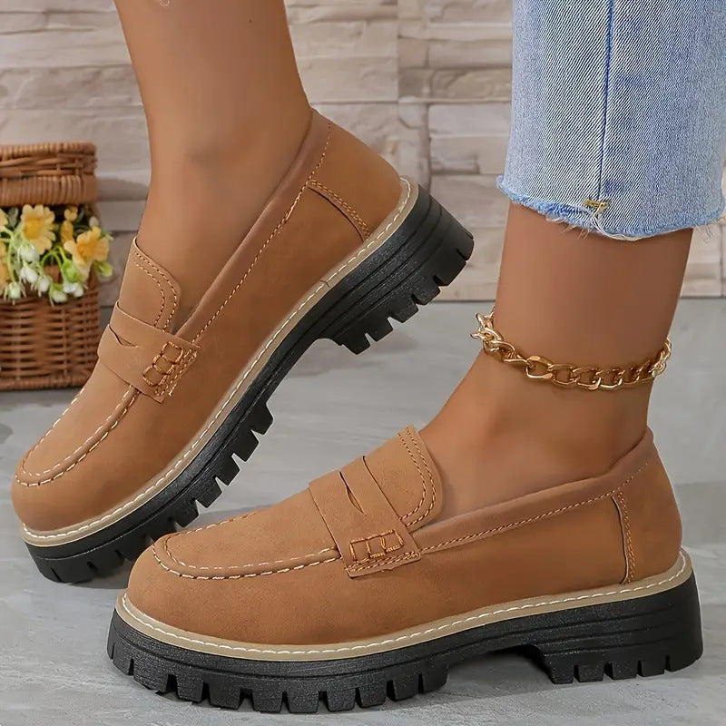 Dames Loafers Casual Stijl met Dikke Zool 5