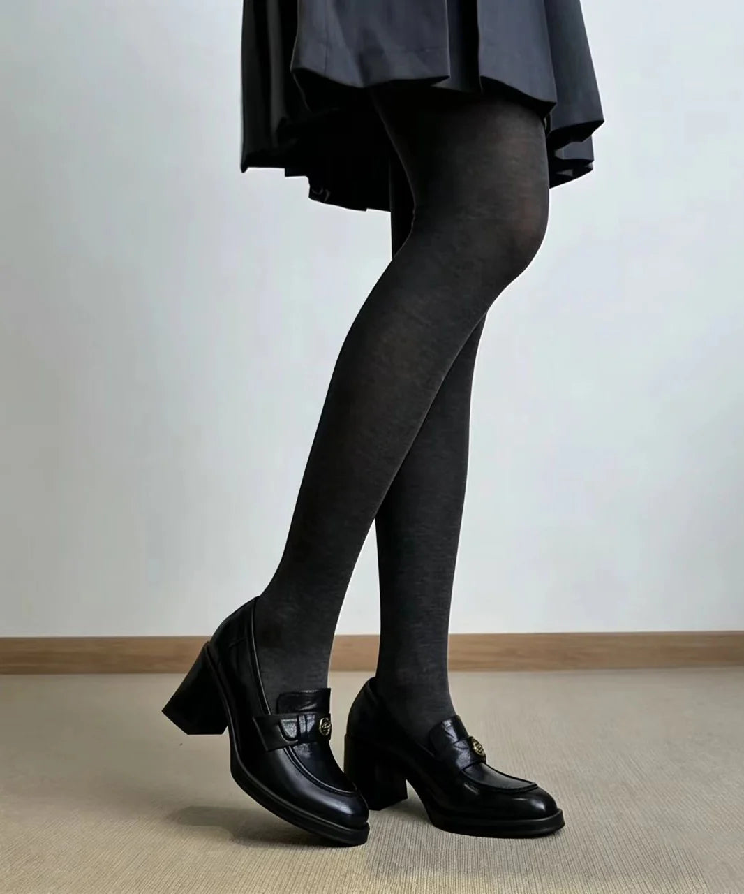 Dames Loafers Chunky Retro Stijl 2