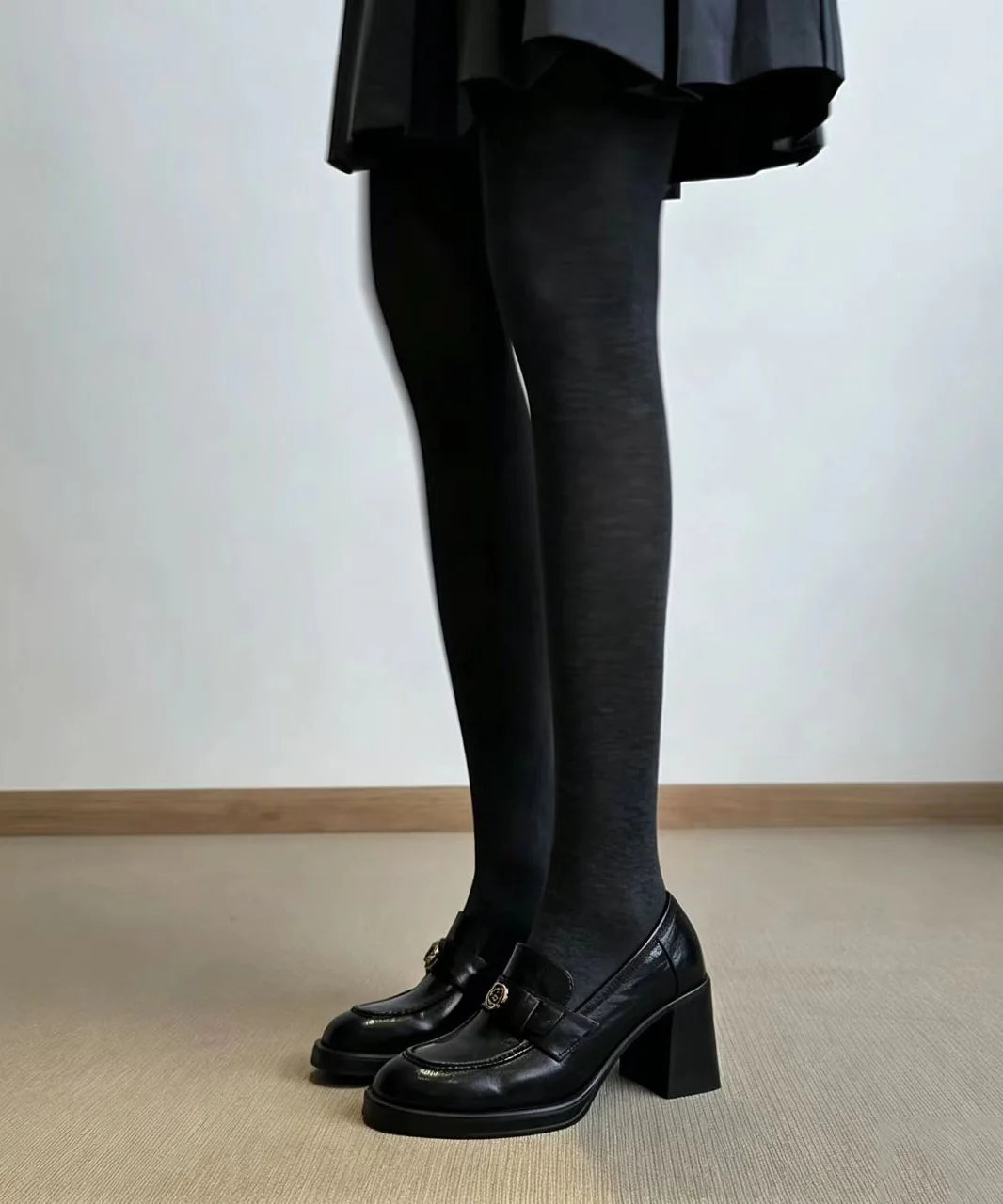 Dames Loafers Chunky Retro Stijl 3
