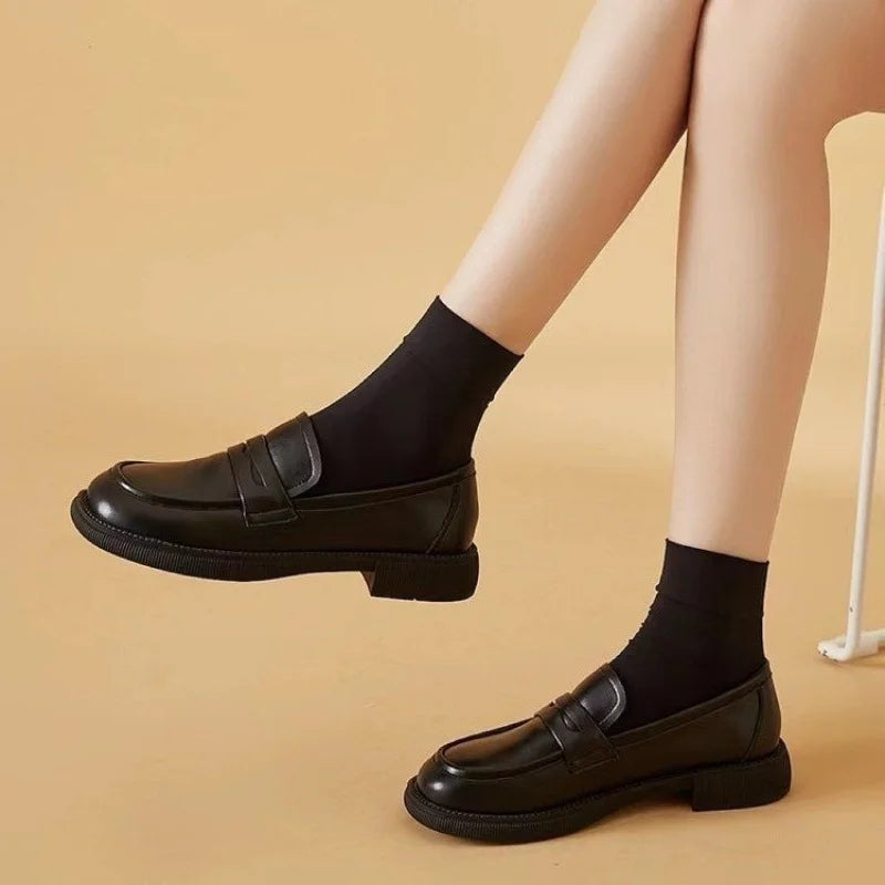 Dames Loafers Instappers Minimalistisch Design 0
