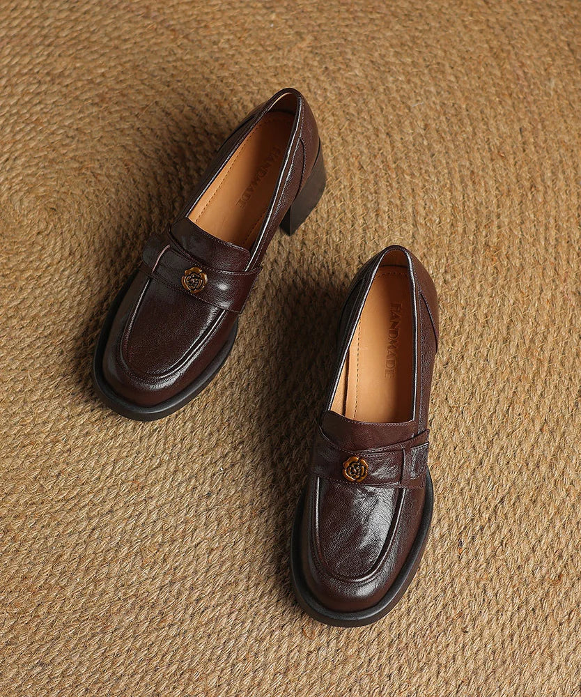 Dames Loafers Met Grove Details 3