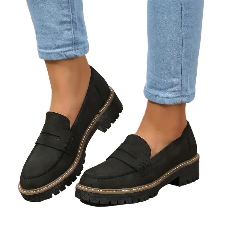 Dames Loafers Plateau Modern Ontwerp voor Casual en Formele Gelegenheden 0