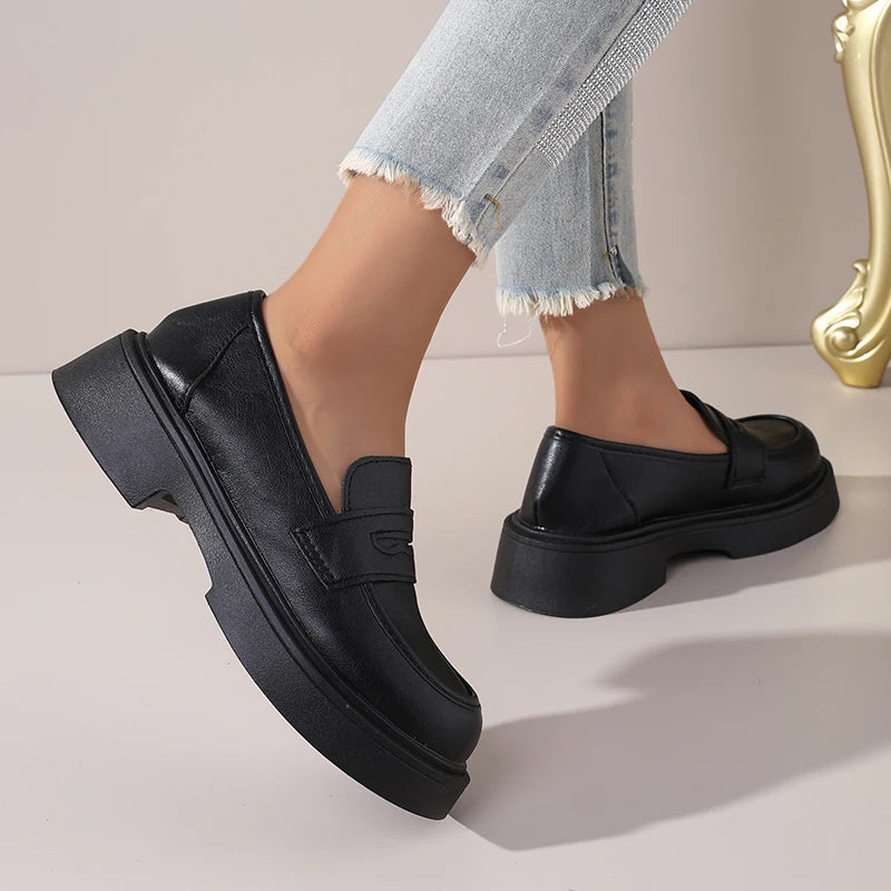 Dames Loafers Retro Stijl Casual 4