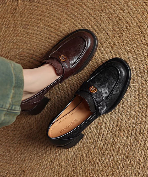 Dames Loafers Robuuste Stijl met Stevige Hak 4