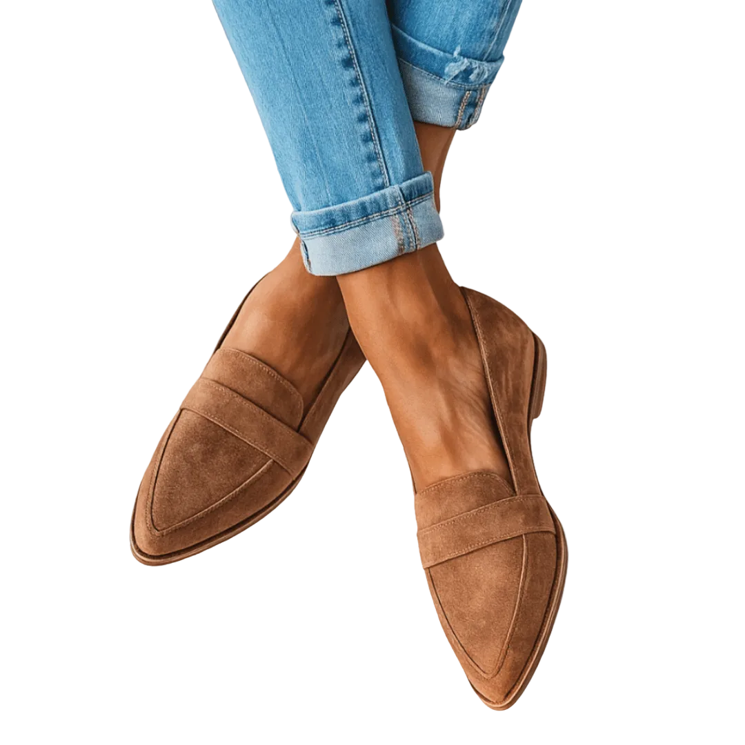 Dames Loafers Zachte Suède Stijl 0