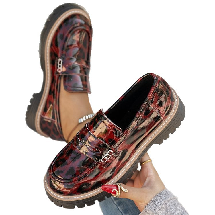 Dames Loafers met Plateau en Antislipzool 6