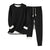 Dames Lounge Set Comfortabel Oversized Polyester Katoen 0