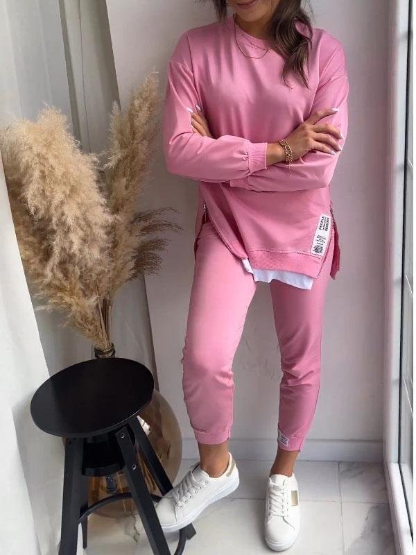 Dames Loungewear Set Comfortabele Twee-delige Outfit 1