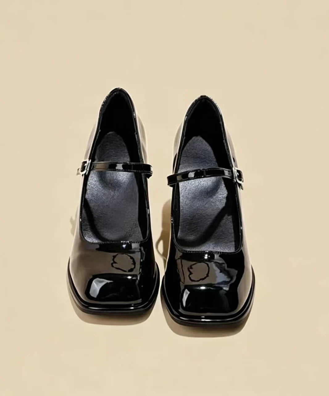 Dames Mary Jane Pumps Met Gespband En Dikke Hak 3