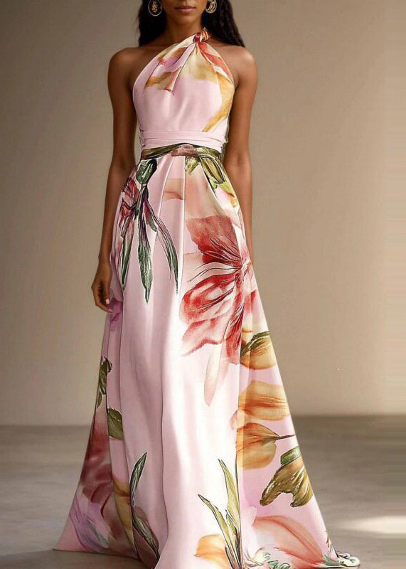 Dames Maxi-jurk Asymmetrisch Design 2