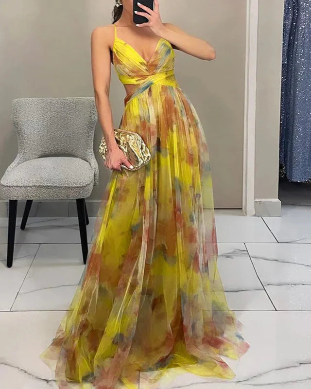 Dames Maxi-jurk Bloemenprint 10
