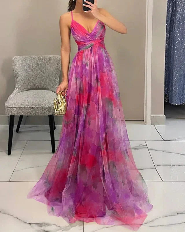Dames Maxi-jurk Bloemenprint 9