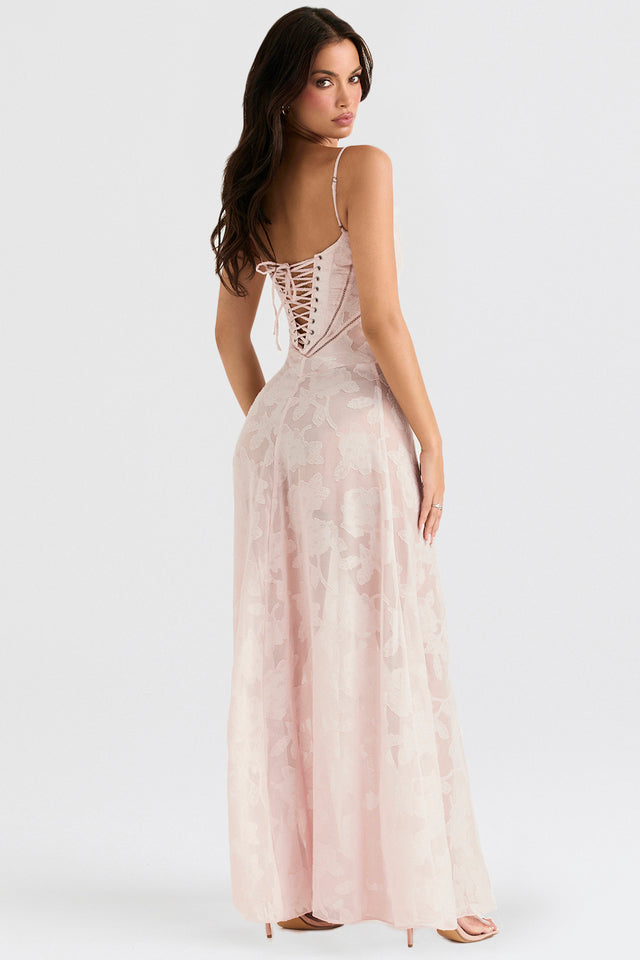Dames Maxi-jurk Bloemenprint Spaghettibandjes 5