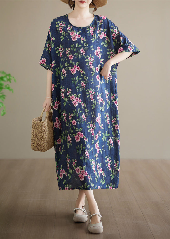 Dames Maxi-jurk Plus Size O-hals Zomerstijl 1