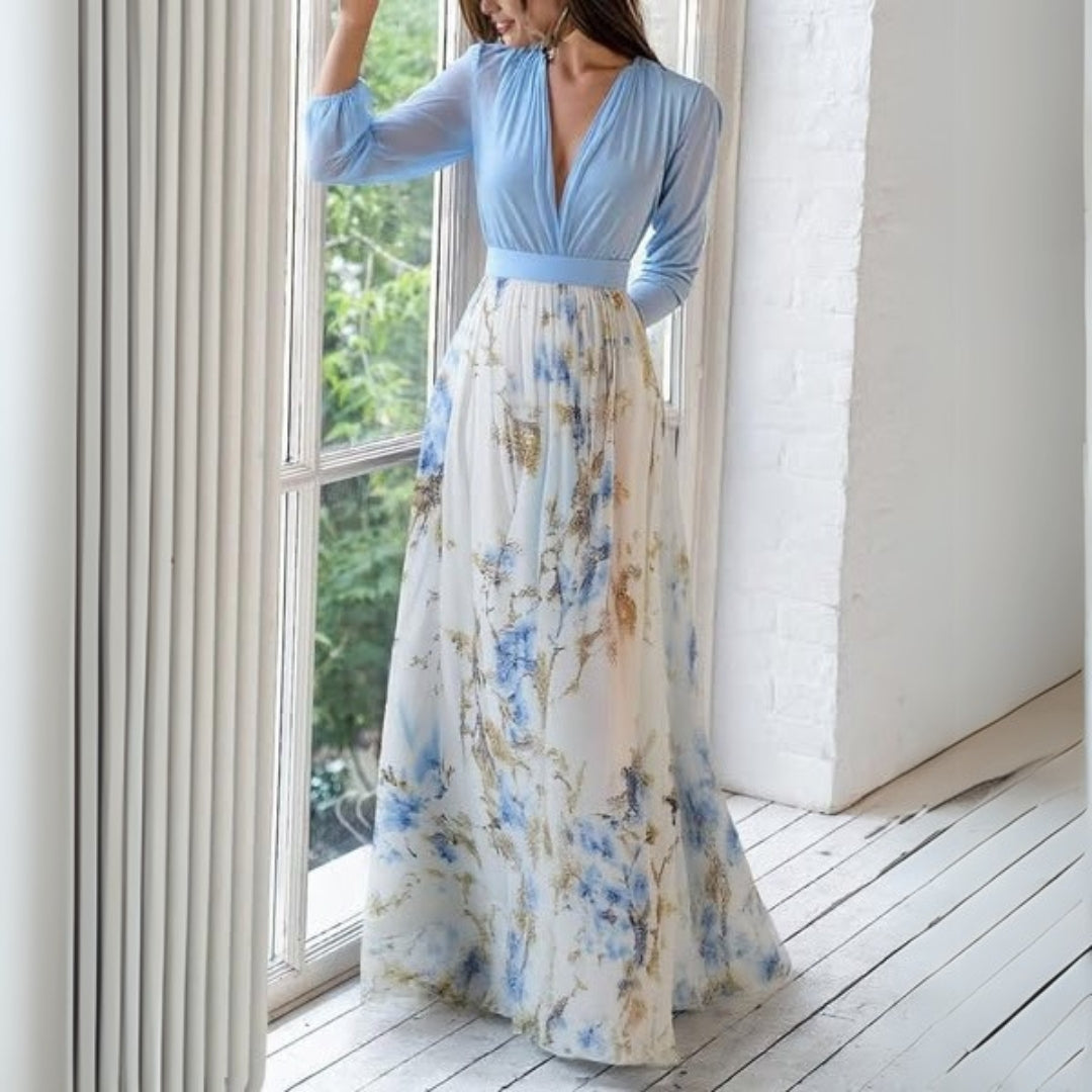 Dames Maxi Jurk Bloemenprint 1
