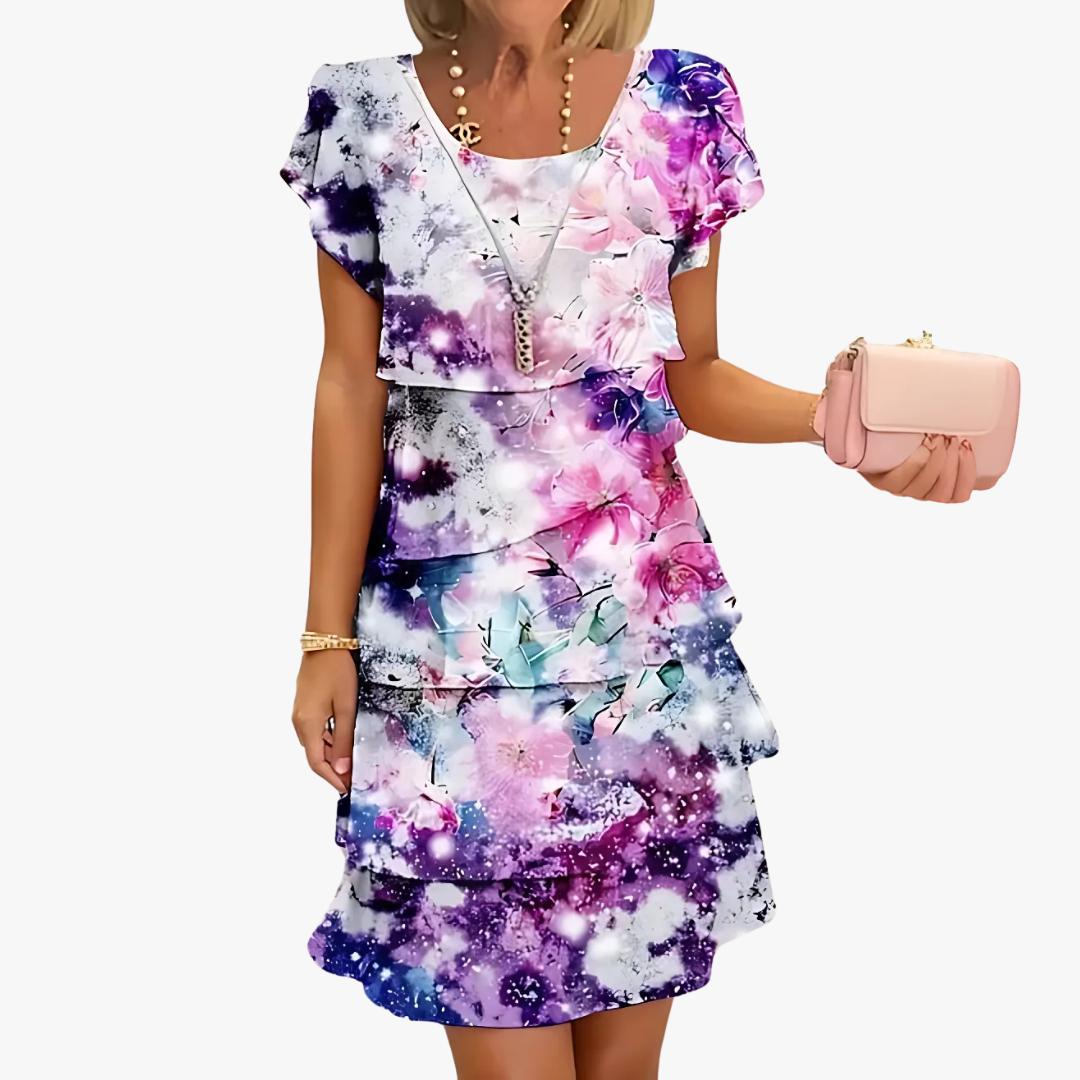 Dames Maxi Jurk Bloemenprint Vloeiende Stijl 2