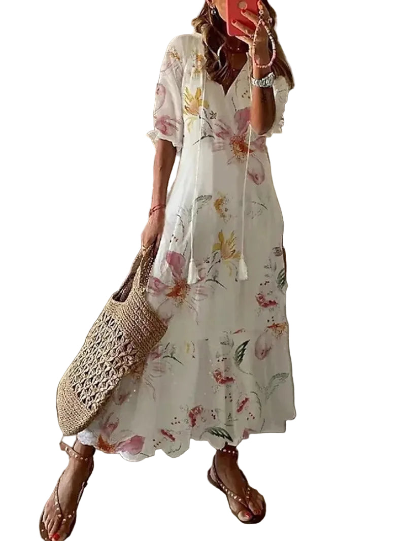 Dames Maxi Jurk Bohemian Stijl 0