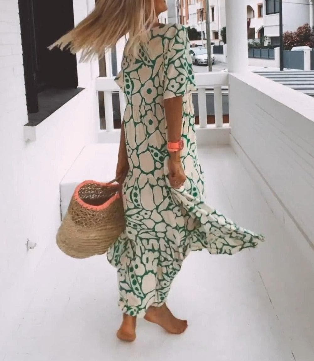 Dames Maxi Jurk Bohemian Stijl 2
